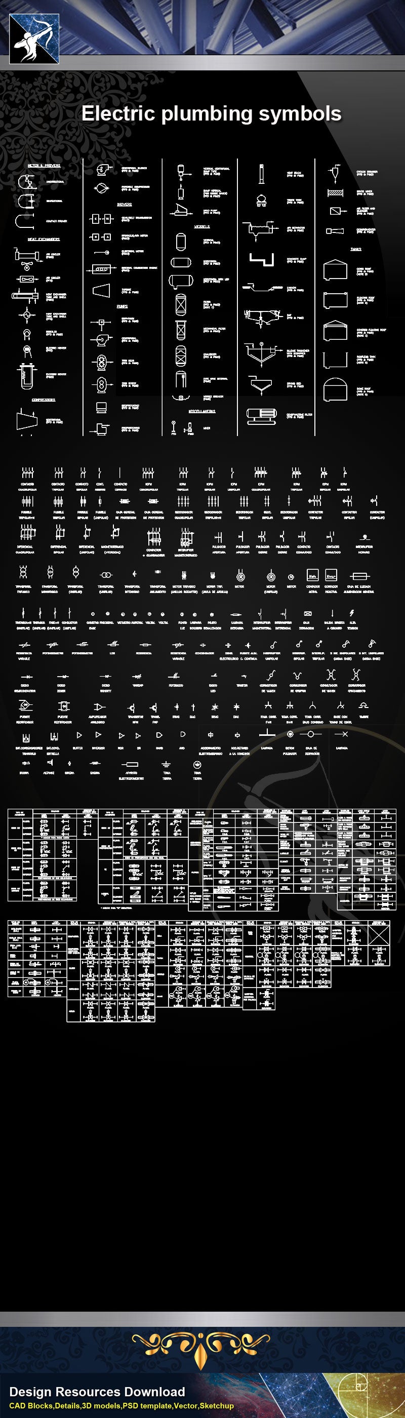 architectural electrical symbols for autocad