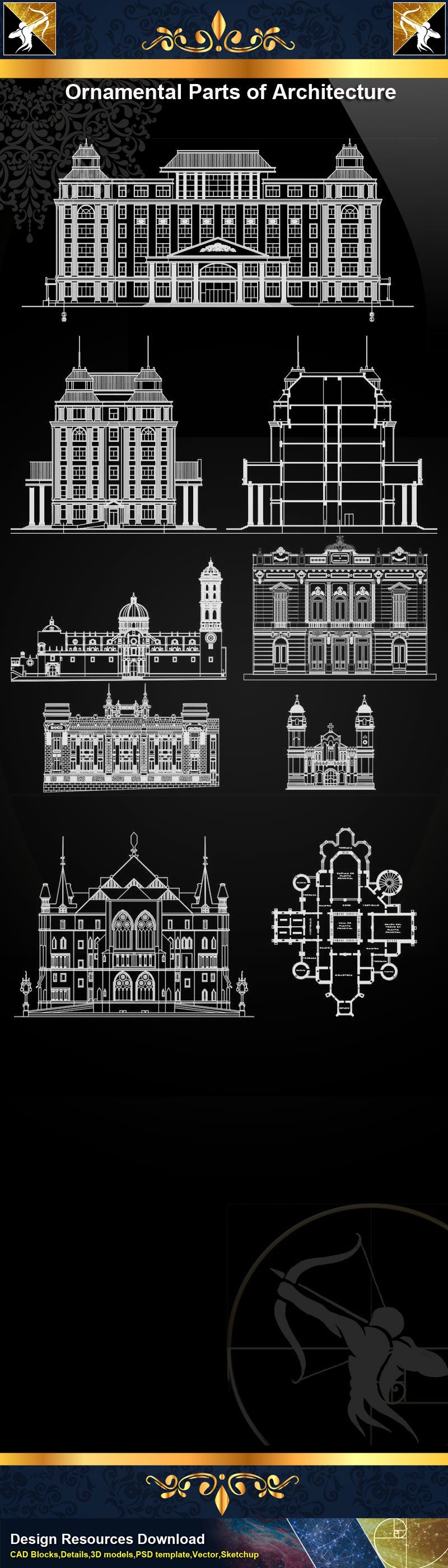 ★Ornamental Parts of Architecture 4