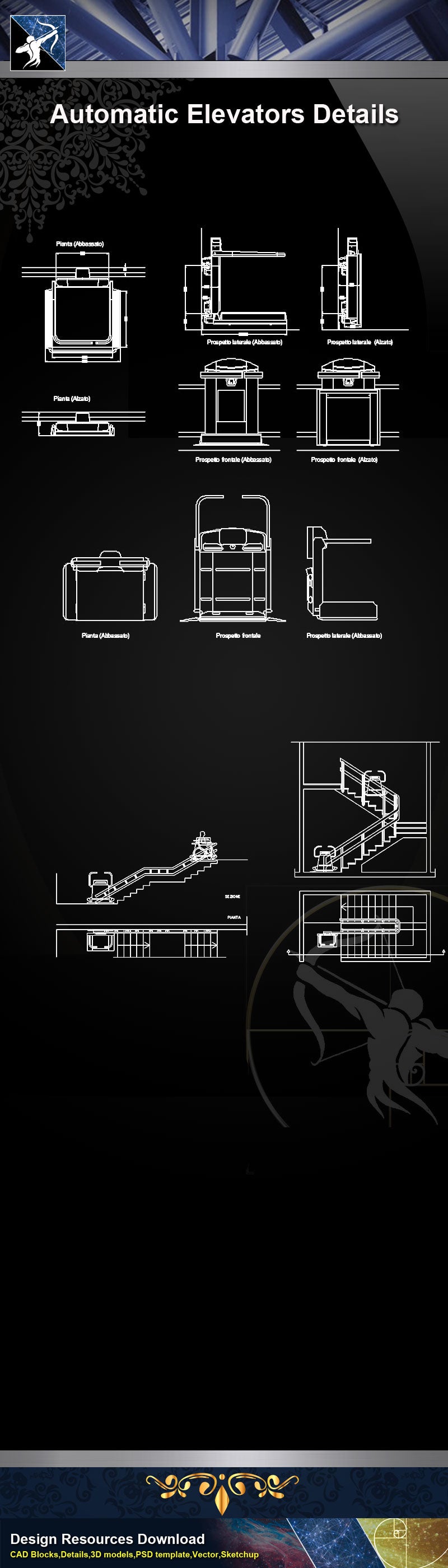 【Stair Details】Automatic Elevators