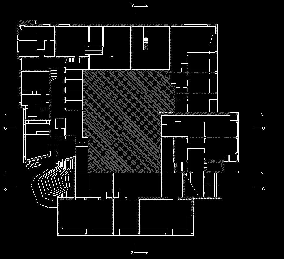 【Famous Architecture Project】Alvar aalto summer house - Muuratsalo Experimental House-Architectural CAD Drawings