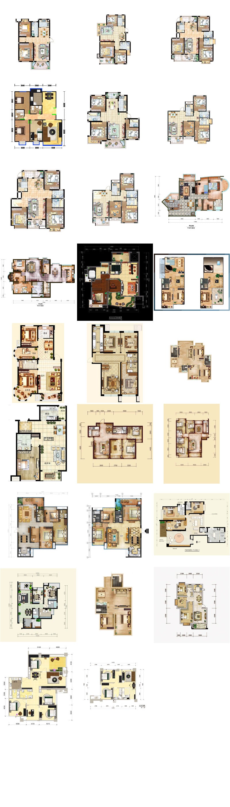 ★【Best 56 Types Interior Design Layout Photoshop PSD】(Recommanded!!)
