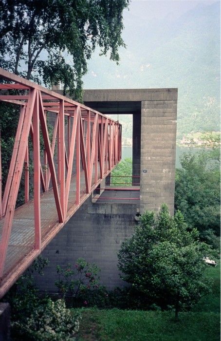 【Famous Architecture Project】Casa con puente en Italia - Botta-Architectural CAD Drawings