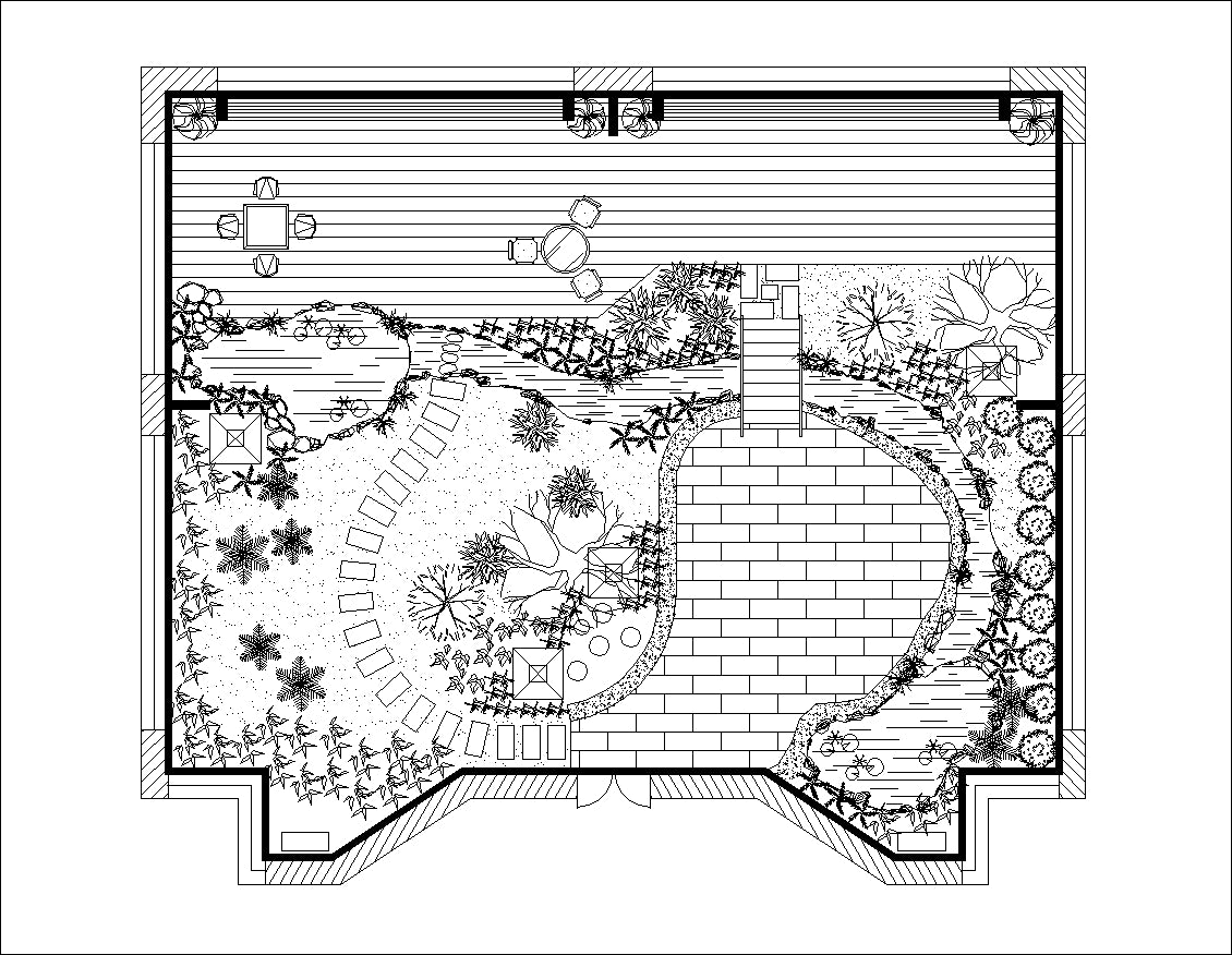 【Villa Landscape design,Rooftop garden,Community garden CAD Drawings Bundle V.3 | eBay on Garden Cad
 id=64625