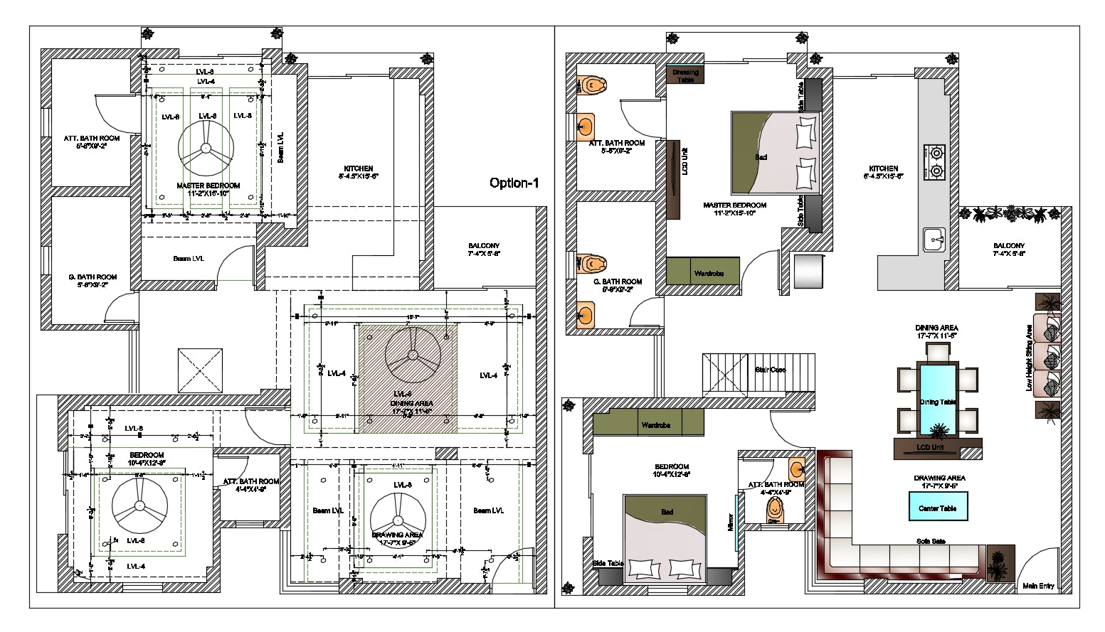 【Interior Design CAD Drawings】@Apartment interiors CAD Details