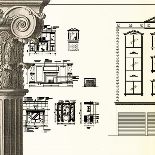 AutoCAD Window Elevations in 2D DWG Format -  Portugal