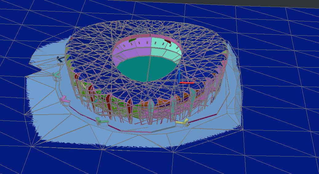 【Famous Architecture Project】Birds Nest Stadium Beijing 3d model-Architectural CAD 3D Drawings