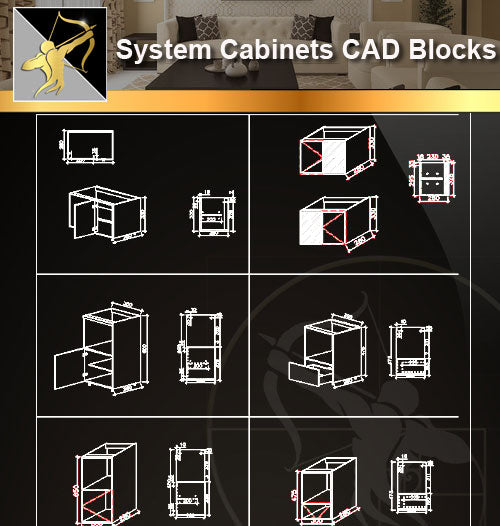 Kitchen Autocad Drawings Blocks Details