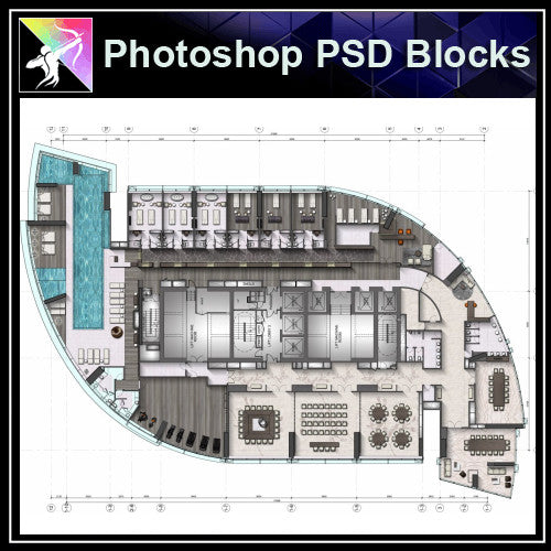 Interior Design Plan Elevation Elements Photoshop Psd Blocks V 4