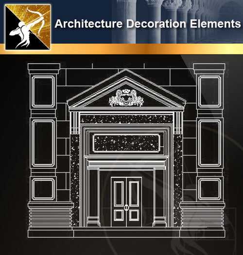 ★Architectural Decorative CAD Elements 04