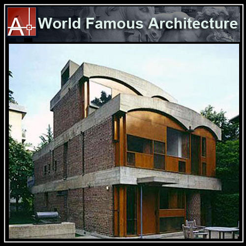 【Famous Architecture Project】Le Corbusier -Maisons Jaoul-Architectural CAD Drawings