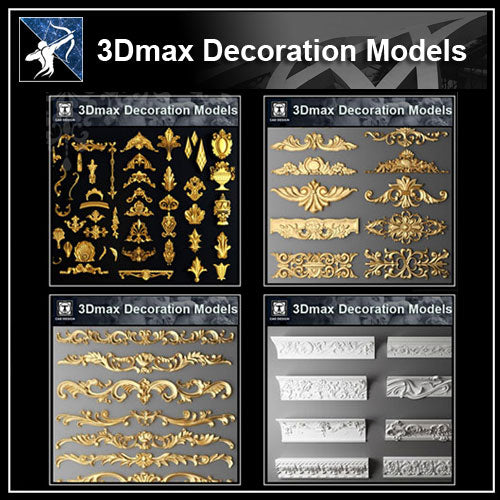 ★【Full 3D Max Decoration Models Bundle】