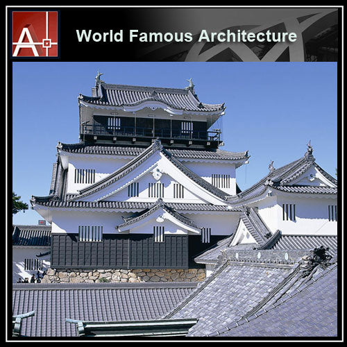 【Famous Architecture Project】Okazaki Castle Sketchup 3D model-Architectural 3D SKP model