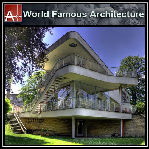 【Famous Architecture Project】Schminke House-Hans Scharoun-Architectural CAD Drawings