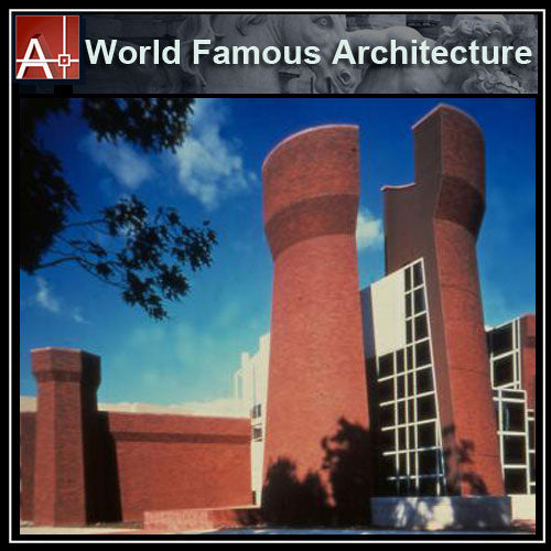 【Famous Architecture Project】Wexner Center for the Arts-Peter Eisenman-Architectural CAD Drawings