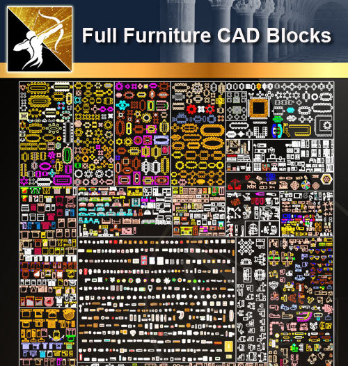 ★Full Furniture CAD Blocks
