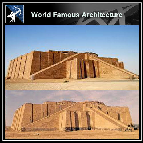 【Famous Architecture Project】Ziggurat CAD Drawing-Architectural 3D model