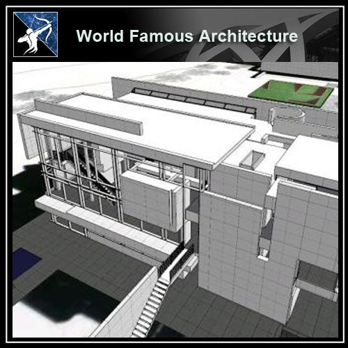 【Famous Architecture Project】3d house rachovfsky-3D skp-Architectural 3D Sketchup model