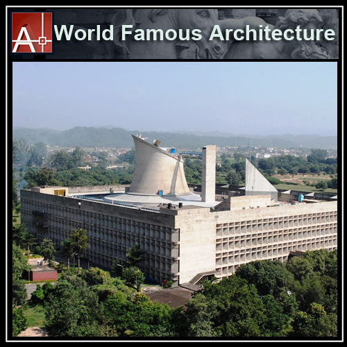 【Famous Architecture Project】Le Corbusier-Palace of Assembly-Architectural CAD Drawings