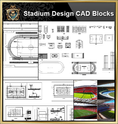 ★【Stadium CAD Blocks-Stadium,Gymnasium, track and field, playground, sports hall】@basketball court, tennis court, badminton court, long jump, high jump ,CAD Blocks,Autocad Blocks,Drawings,CAD Details