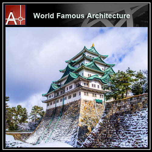 【Famous Architecture Project】Nagoya Castle Sketchup 3D model-Architectural 3D SKP model
