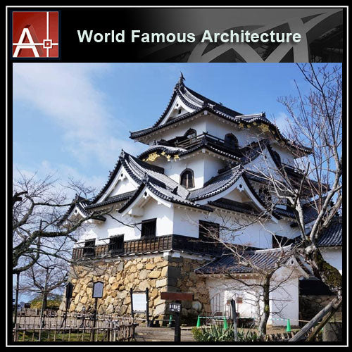 【Famous Architecture Project】Hikone Castle Sketchup 3D model-Architectural 3D SKP model