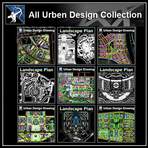 ★ 【Alle Urban Design CAD-Zeichnungen Sammlung】