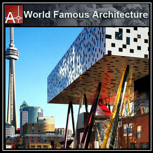 【Famous Architecture Project】Ontario College of Art and Design University-CAD Drawings