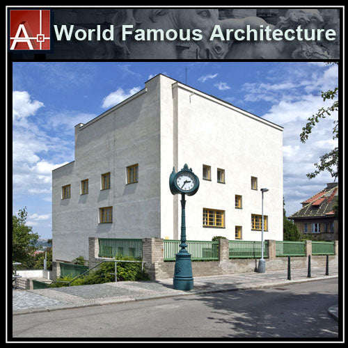 【Famous Architecture Project】Villa Muller-Adolf Loos-Architectural CAD Drawings