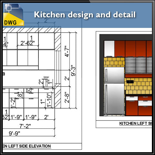 Interior Design Cad Drawings Kitchen Design And Cad Details