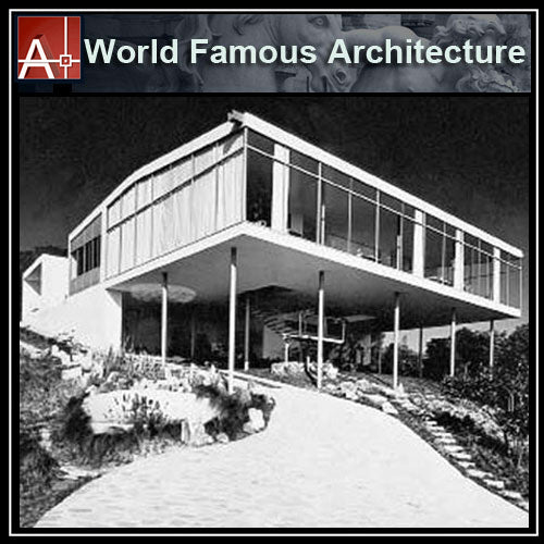 【Famous Architecture Project】Casa de Vidrio - Lina Bo Bardi-Architectural CAD Drawings