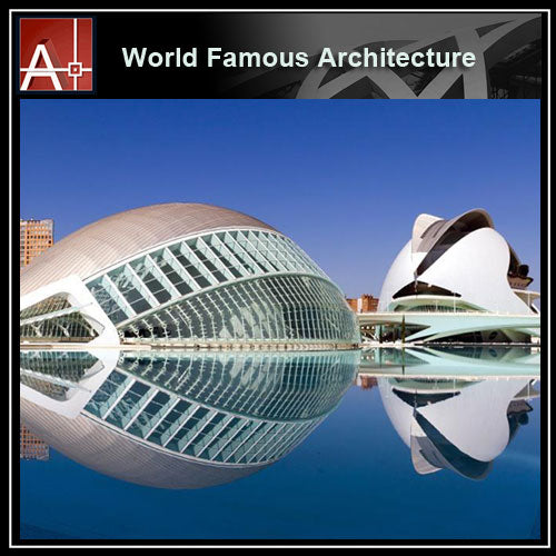 【Famous Architecture Project】Santiago Calatrava-Architectural 3D SKP model