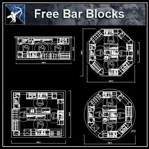 Autocad 2D DWG Furniture Block Drawings Templates Home Decor -  Portugal