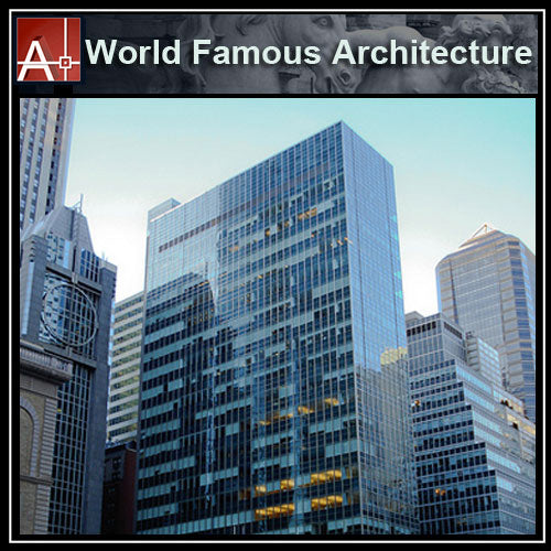 【Famous Architecture Project】Lever House. New York-Natalie de Blois-Architectural CAD Drawings