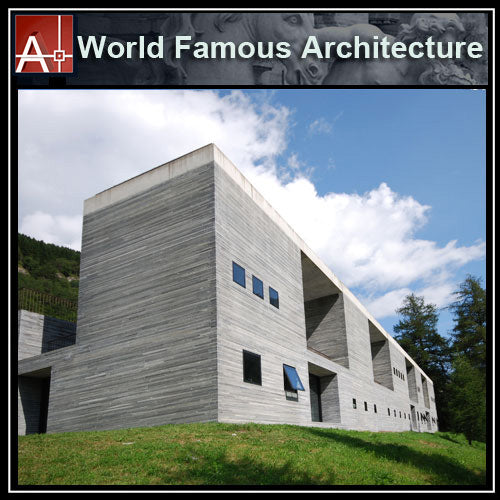 【Famous Architecture Project】The Therme Vals - Peter Zumthor-Architectural CAD Drawings