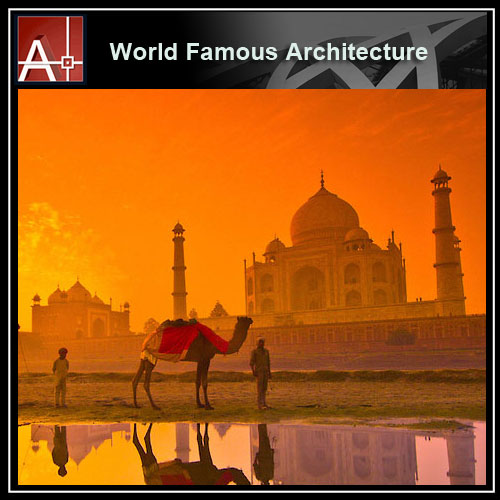 【Famous Architecture Project】Taj Mahal-Architectural 3D SKP model