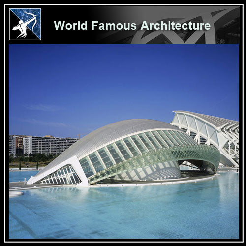 【Famous Architecture Project】Santiago calatrava 3d CAD Drawing-Architectural 3D CAD model