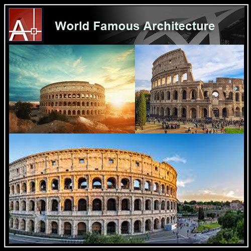 【Famous Architecture Project】Colosseum-Architectural 3D SKP model