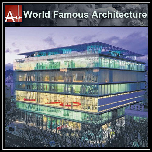 【Famous Architecture Project】Sendai Mediatheque-Toyo Ito-CAD Drawings