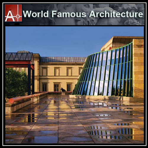 【Famous Architecture Project】Staatsgalerie Stuttgart-Architectural CAD Drawings