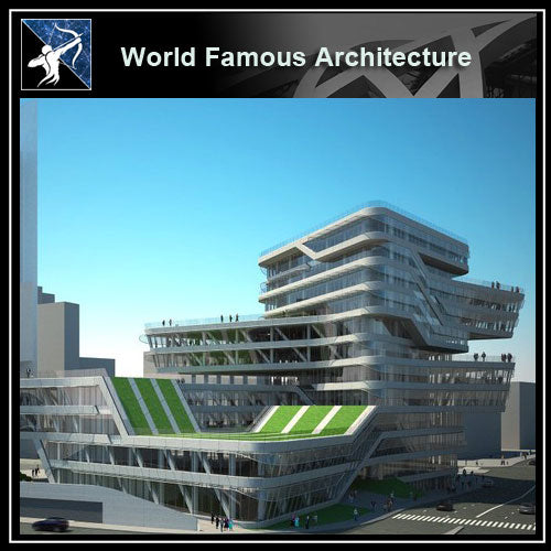 【Famous Architecture Project】Spiral tower, barcelona, by zaha hadid, CAD Drawing-Architectural 3D CAD model