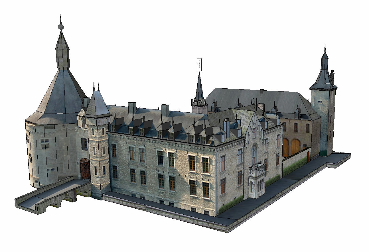 💎【Sketchup Architecture 3D Projects】15 Types of Castle Design Sketchup 3D Models V2