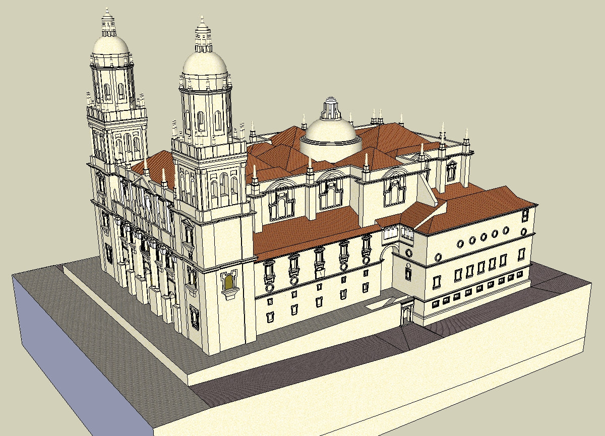 💎【Sketchup Architecture 3D Projects】European Classical Architecture Sketchup 3D Models V1