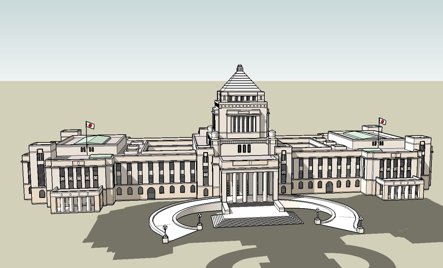 💎【Sketchup Architecture 3D Projects】European Classical Architecture Sketchup 3D Models V1