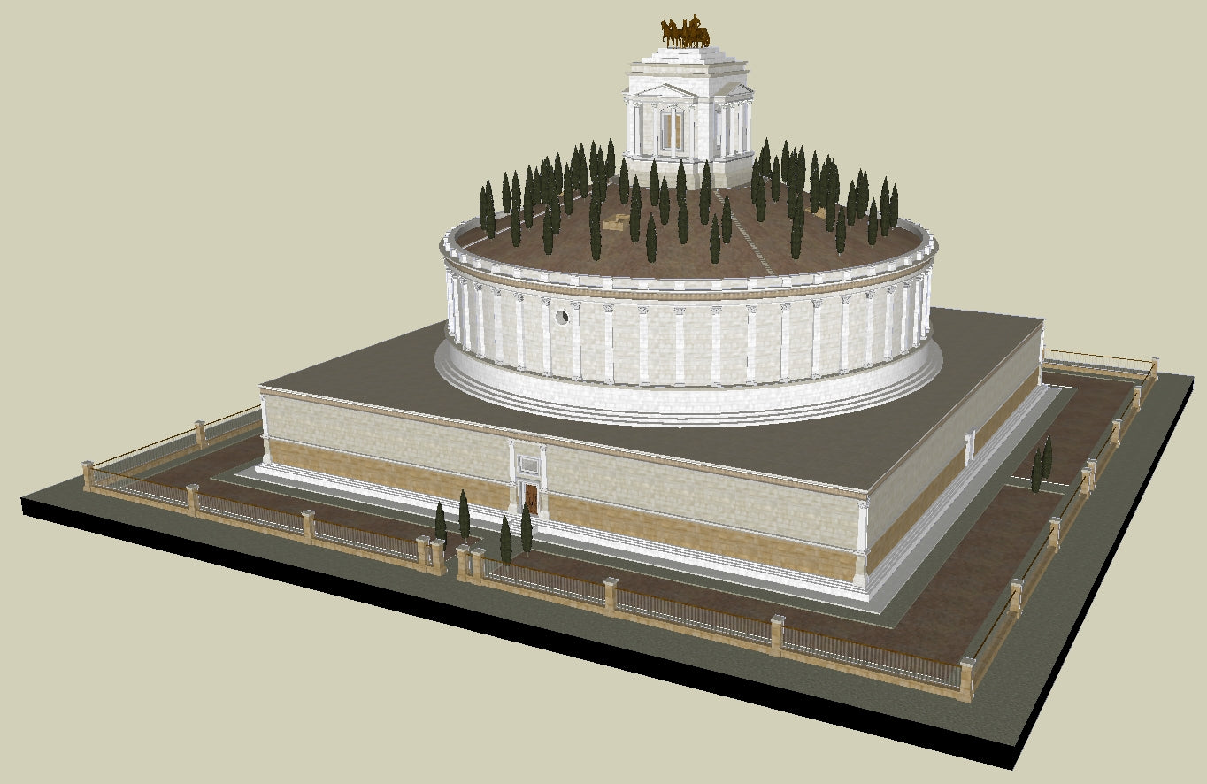 💎【Sketchup Architecture 3D Projects】Ancient roman architecture model- Sketchup 3D Models V1