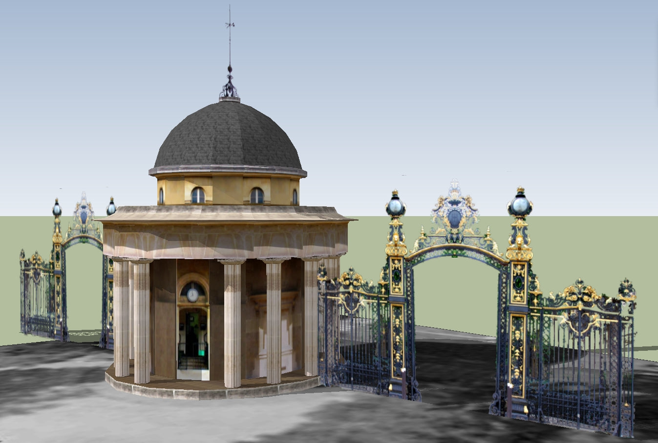 💎【Sketchup Architecture 3D Projects】European Classical Architecture Sketchup 3D Models V2