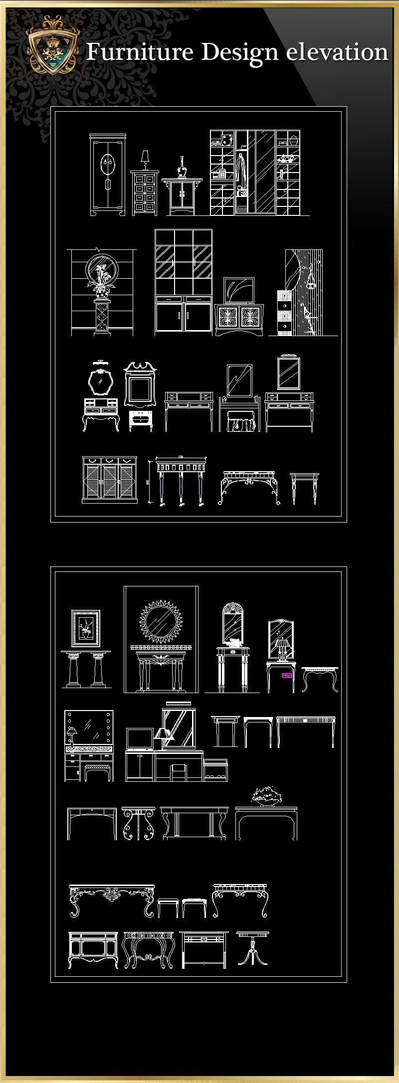 Furniture Design elevation