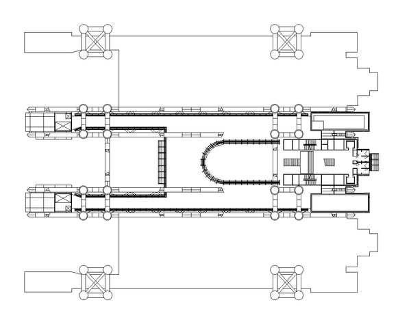 【World Famous Architecture CAD Drawings】HSBC Hong Kong Bank