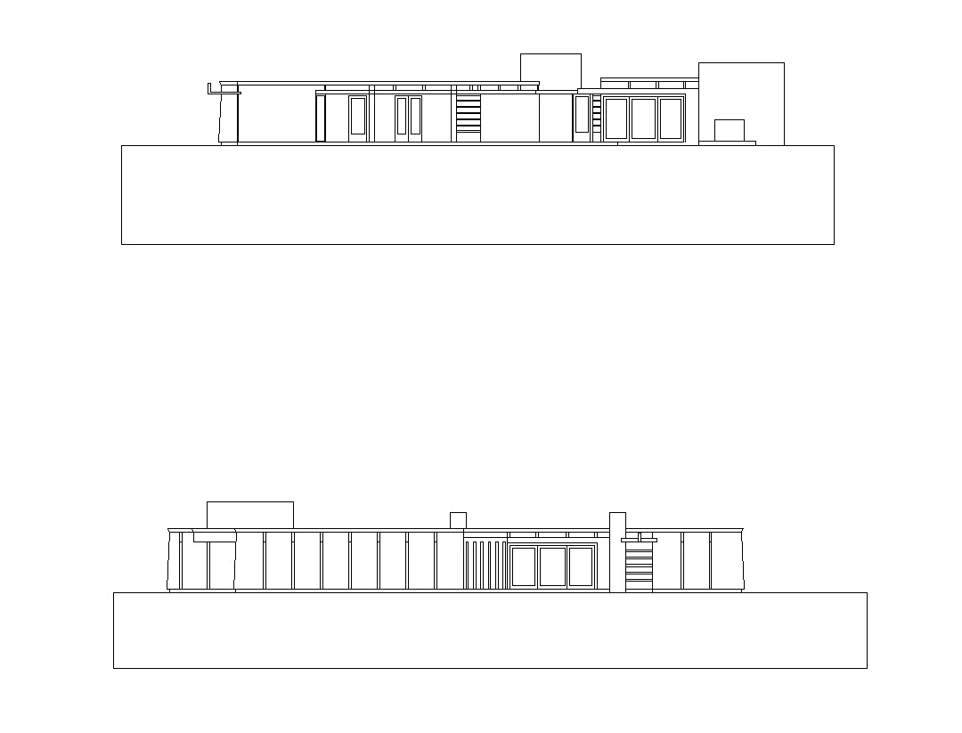 【Famous Architecture Project】Schindler House-Rudolf Schindler-Architectural CAD Drawings