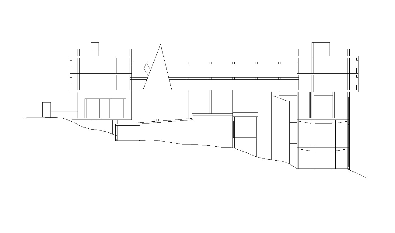 【Famous Architecture Project】Couvent Sainte-Marie de La Tourette - Le Corbusier-CAD Drawings
