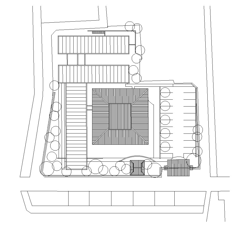 【Famous Architecture Project】Templo Budista- Tadao Ando-Architectural CAD Drawings